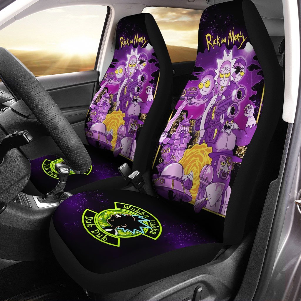 Rick and Morty Car Seat Covers Custom Car Accessories MV56