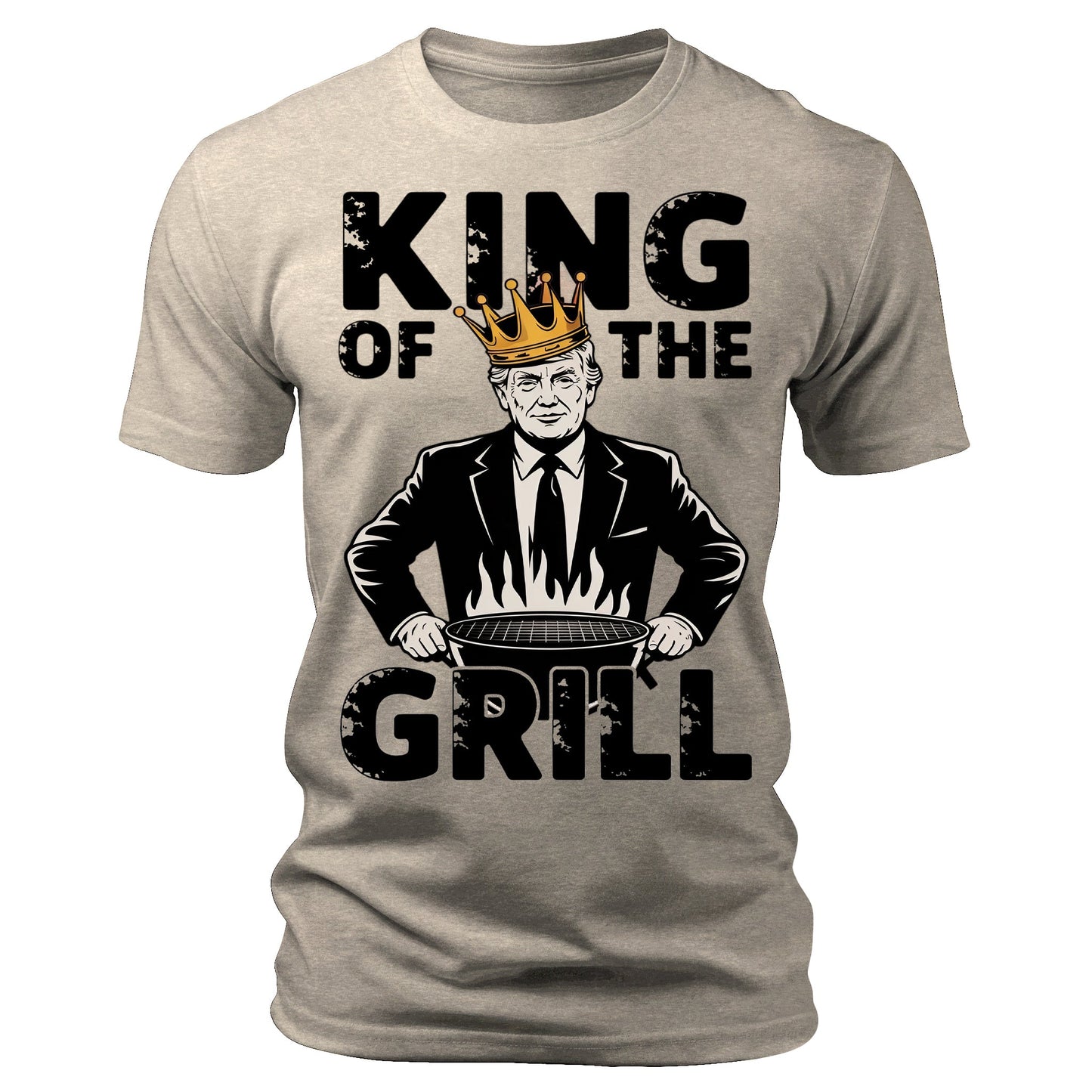 King Of The Grill Funny 4th of July Patriotic Graphic Tees