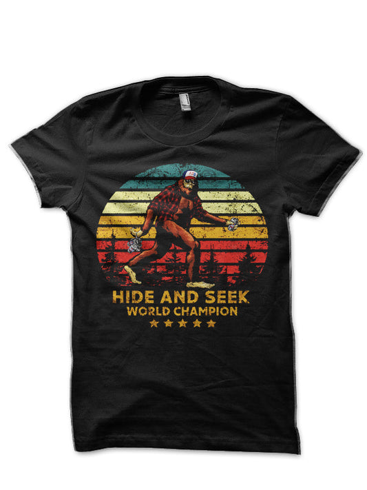 Hide And Seek World Champion Black T-Shirt
