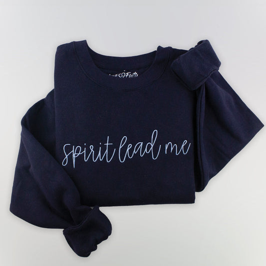 Embroidered Spirit Lead Me Sweatshirt