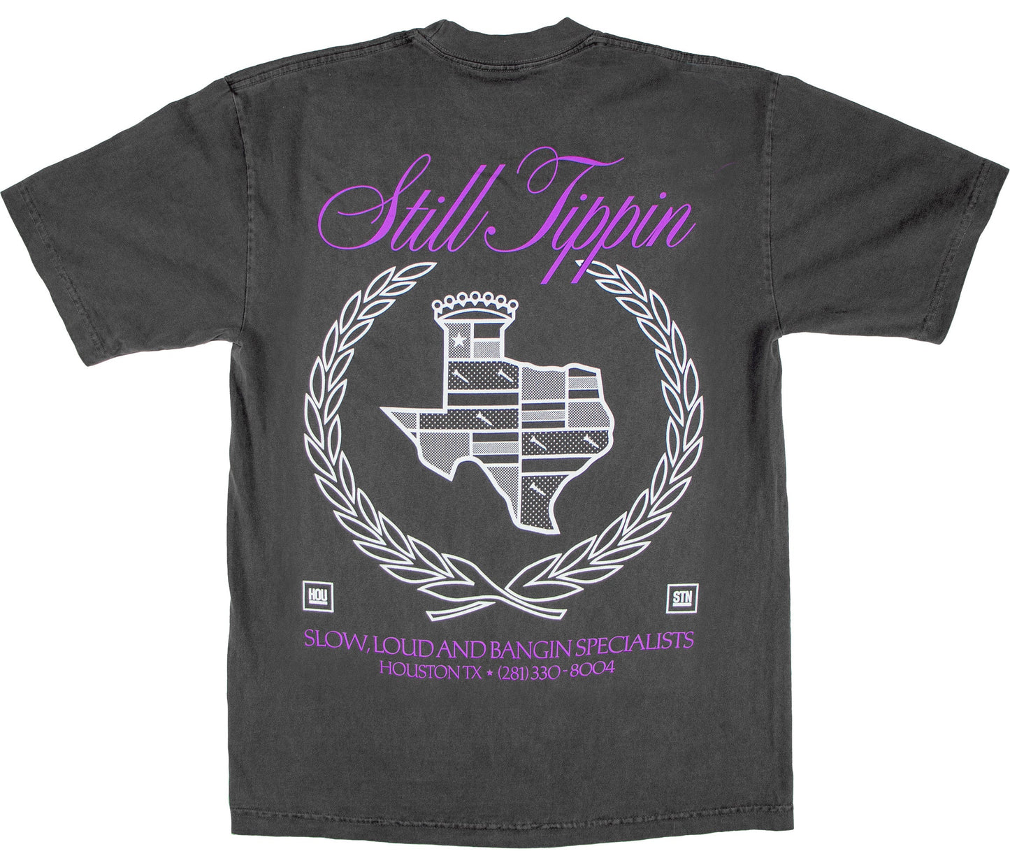 Still Tippin "El Dorado" Tee - Vintage Black