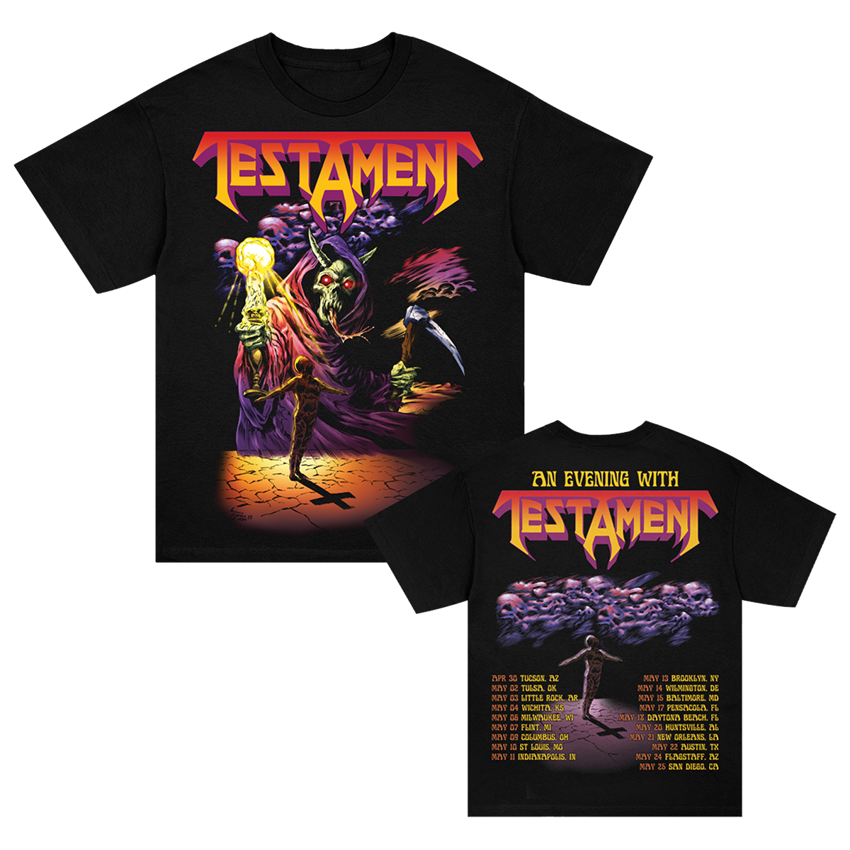 An Evening With 2025 Tour T-Shirt (Black)