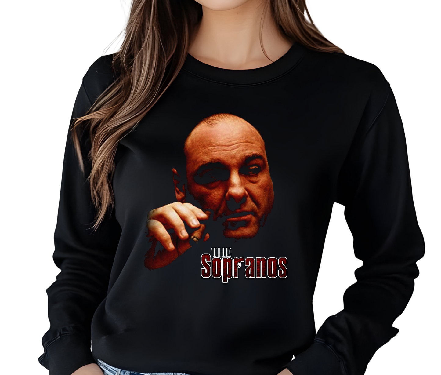 The Sopranos Long Sleeve Shirt – Classic TV Show Apparel – Tony Soprano Merch – Mobster Fan Tee