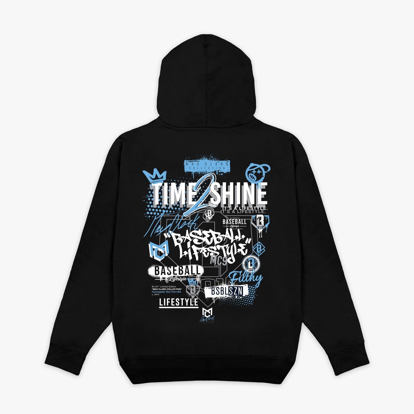 Time 2 Shine Icons Hoodie - Black