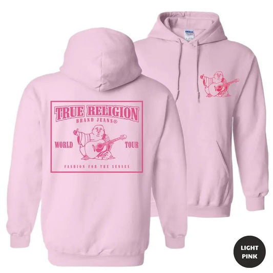 True Religion World Tour 2 sides Hoodie, True Religion Hoodie, World Tour hoodie, All size, Full Color, Gift for Men, Women