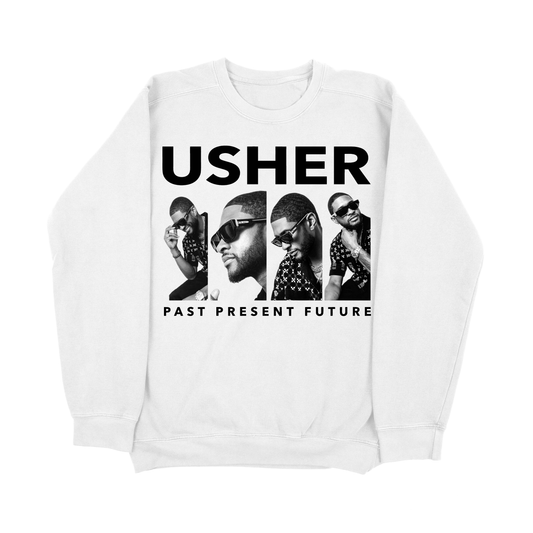 Usher Past Present Future Tour Sweatshirt – Rare Vintage R&B Streetwear Sweater