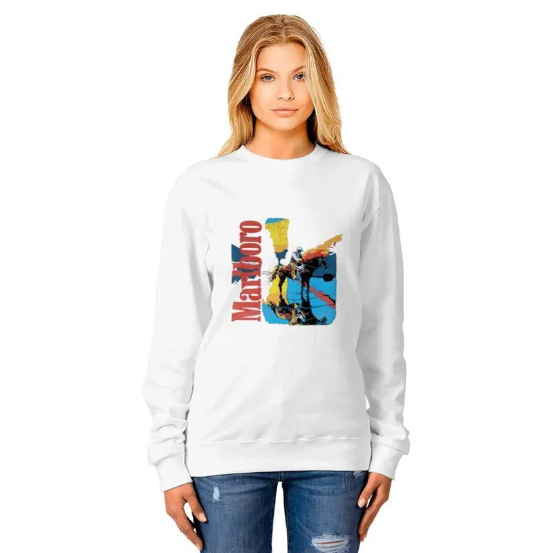 Vintage Marlboro 80s Marlboro Cowboy TShirt cotton  T-shirt, sweater and Hoodie