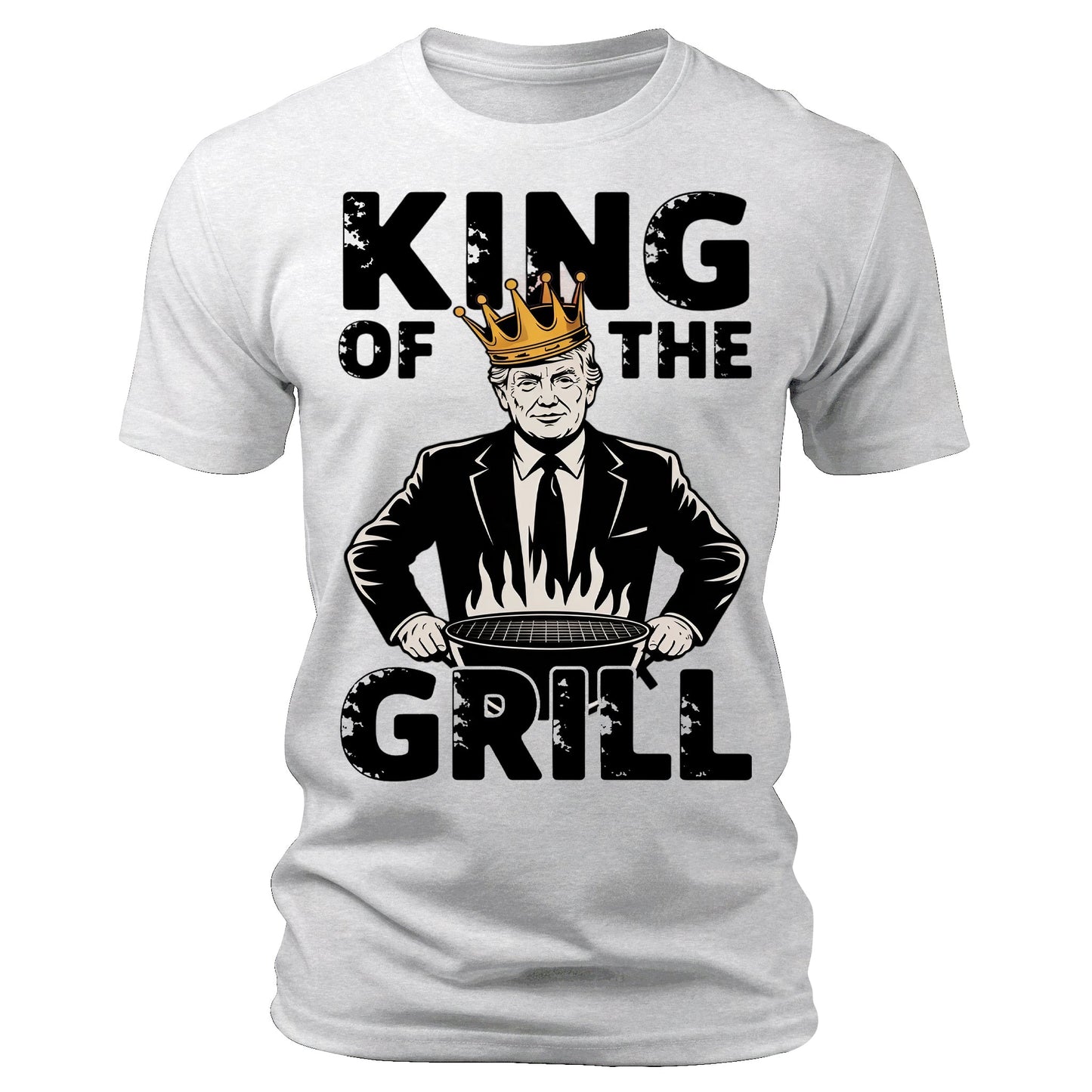King Of The Grill Funny 4th of July Patriotic Graphic Tees