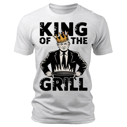 King Of The Grill Funny 4th of July Patriotic Graphic Tees