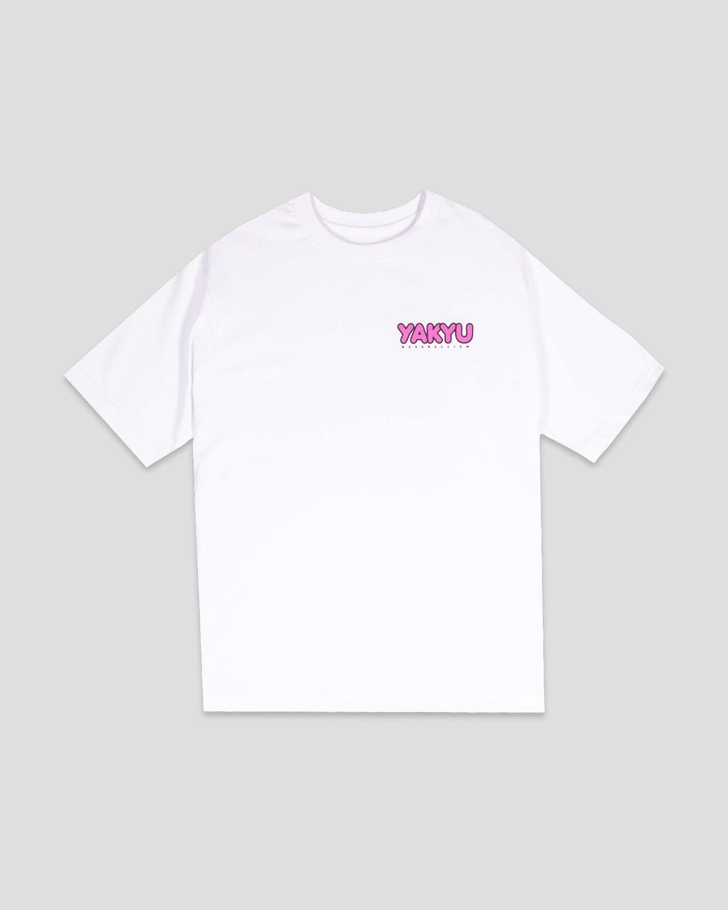 Yakyu Anime (White) - Diamond Pima Oversized T-Shirt