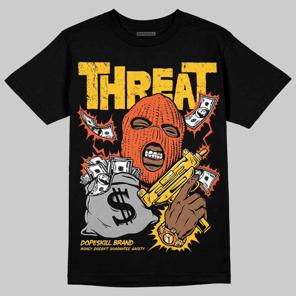 Yellow Collection DopeSkill T-Shirt Under Threat Graphic