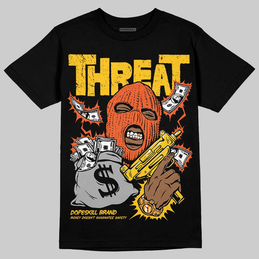 Yellow Collection DopeSkill T-Shirt Under Threat Graphic