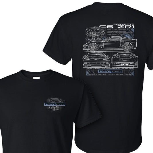 1320Video ZR1 Blueprint T-Shirt