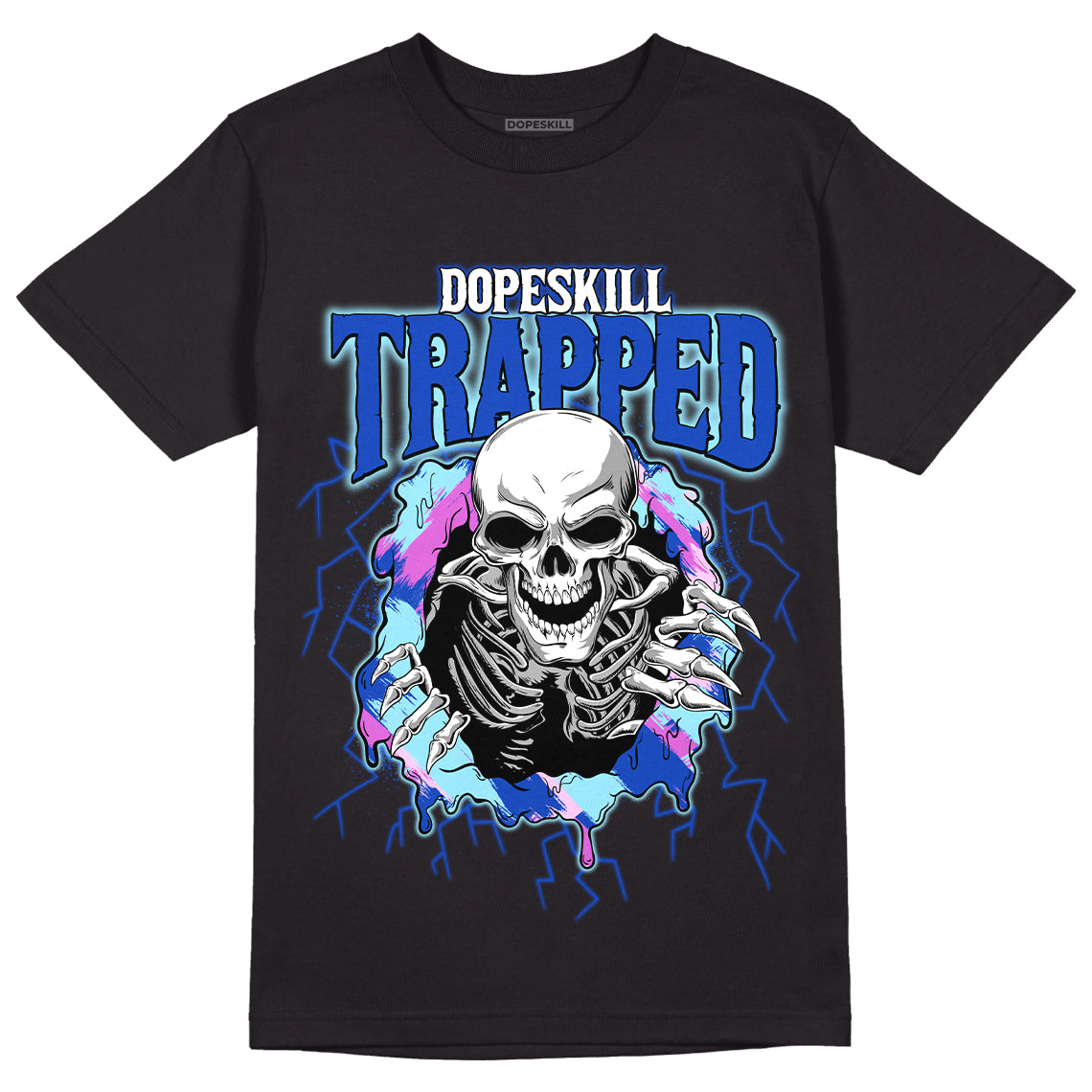 Hyper Royal 12s DopeSkill T-Shirt Trapped Halloween Graphic