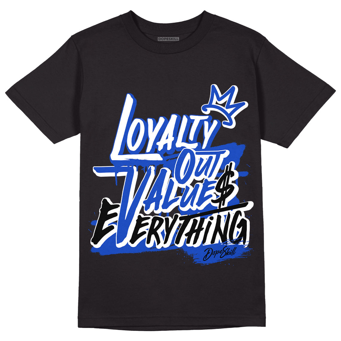 Hyper Royal 12s DopeSkill T-Shirt LOVE Graphic