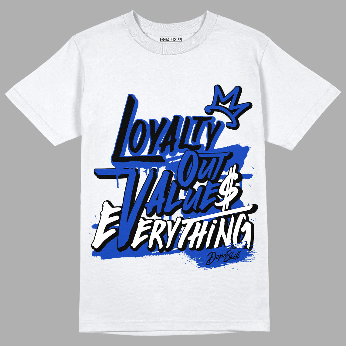 Hyper Royal 12s DopeSkill T-Shirt LOVE Graphic