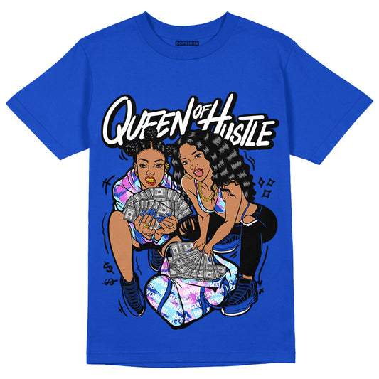 Hyper Royal 12s DopeSkill Hyper Royal T-shirt Queen Of Hustle Graphic