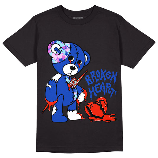 Hyper Royal 12s DopeSkill T-Shirt Broken Heart Graphic