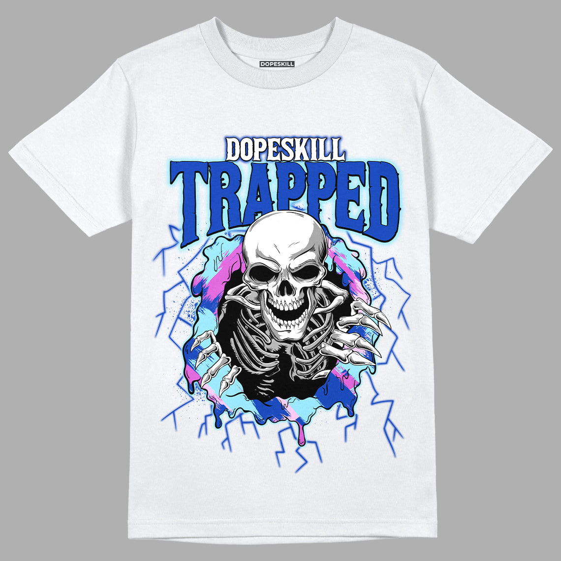 Hyper Royal 12s DopeSkill T-Shirt Trapped Halloween Graphic