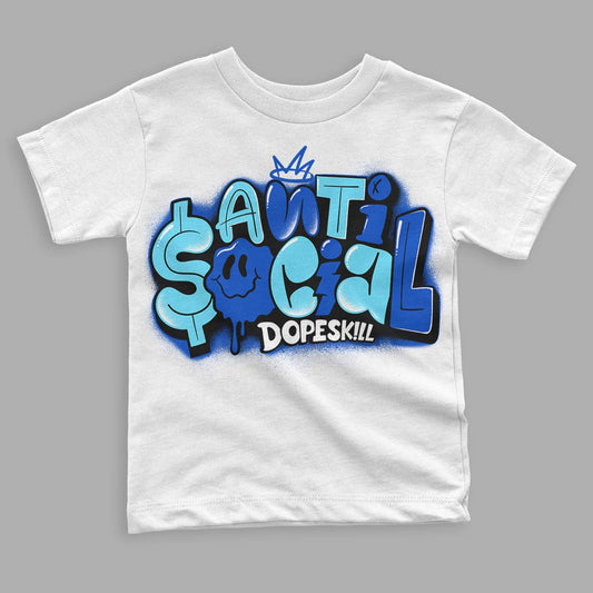 SB Dunk Argon DopeSkill Toddler Kids T-shirt Anti Social Graphic