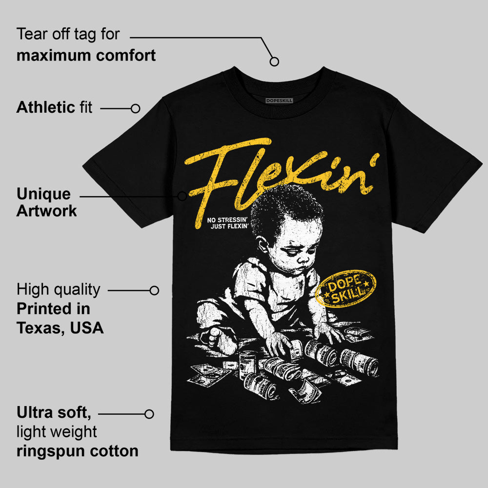 Yellow Collection DopeSkill T-Shirt Flexin' Graphic