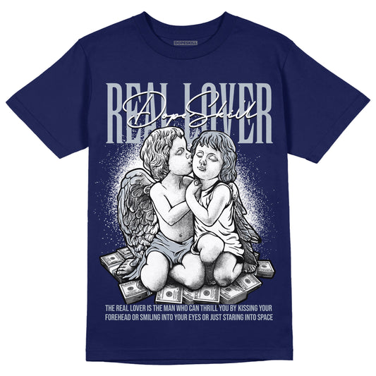 Midnight Navy 11s DopeSkill T-shirt Real Lover Graphic
