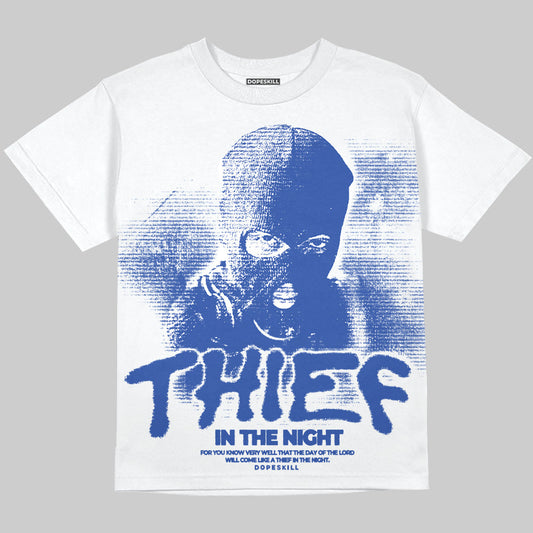 Royal Blue Collection DopeSkill Oversize Print T-Shirt Thief In The Night Graphic