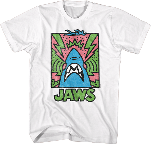 Abstract Poster Jaws T-Shirt