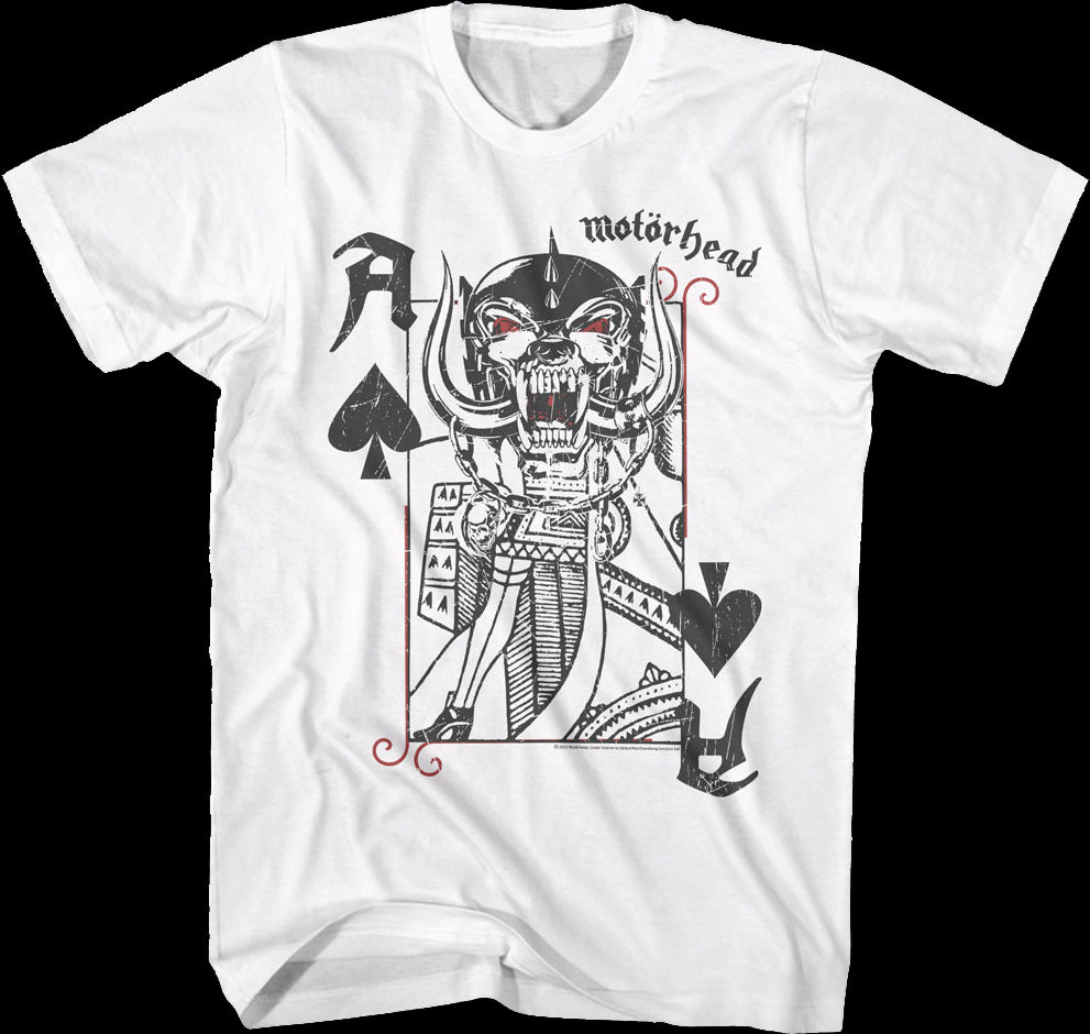Ace Of Spades Playing Card Motorhead T-Shirt