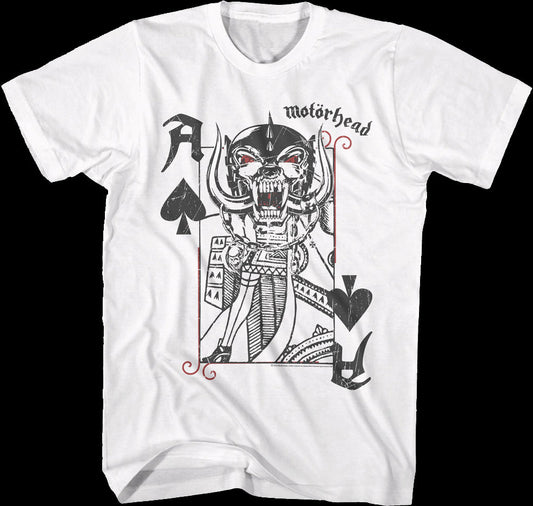 Ace Of Spades Playing Card Motorhead T-Shirt