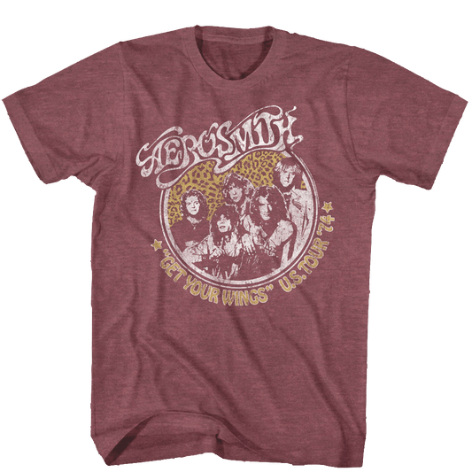 Aerosmith Get Your Wings US 74 Tour T-Shirt