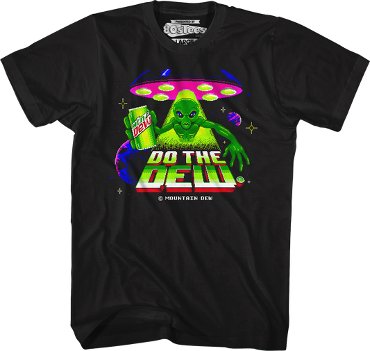 Exclusive Alien Do The Dew Video Game Mountain Dew T-Shirt