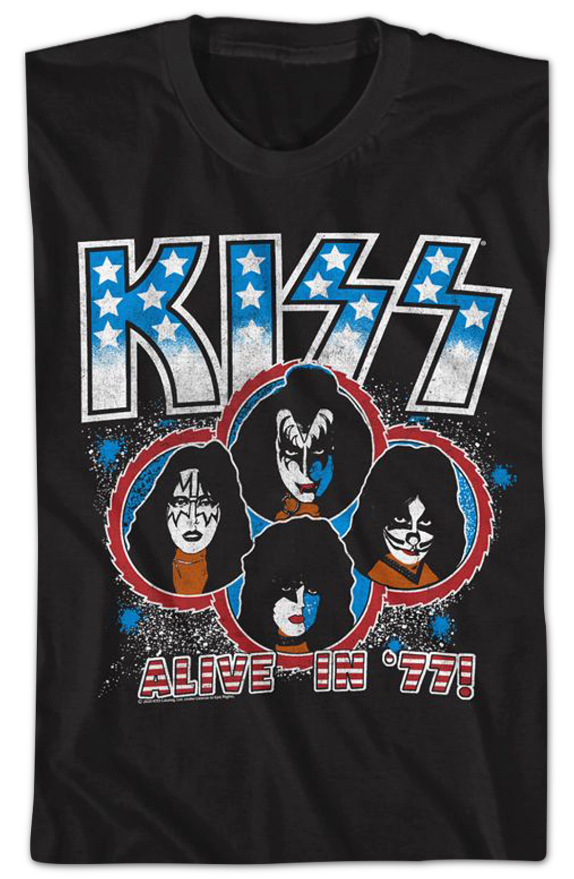 Alive In '77 KISS T-Shirt