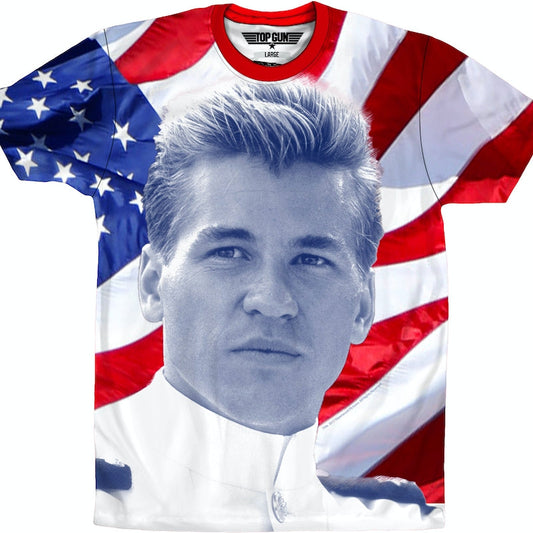 All American Iceman Sublimation Top Gun Shirt
