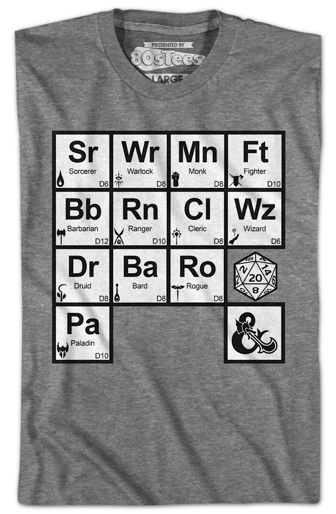 All Elements Dungeons & Dragons T-Shirt