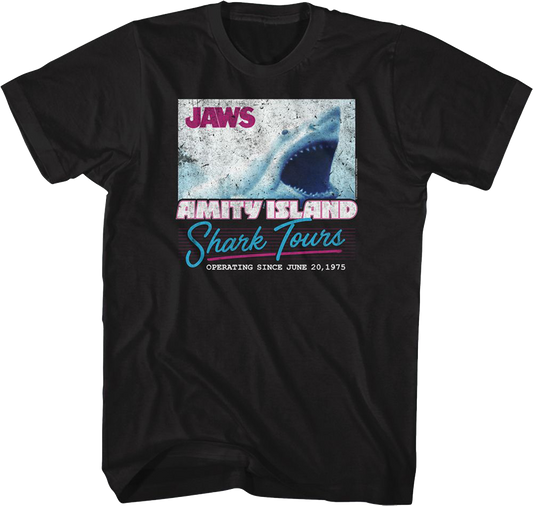 Amity Island Shark Tours Jaws T-Shirt