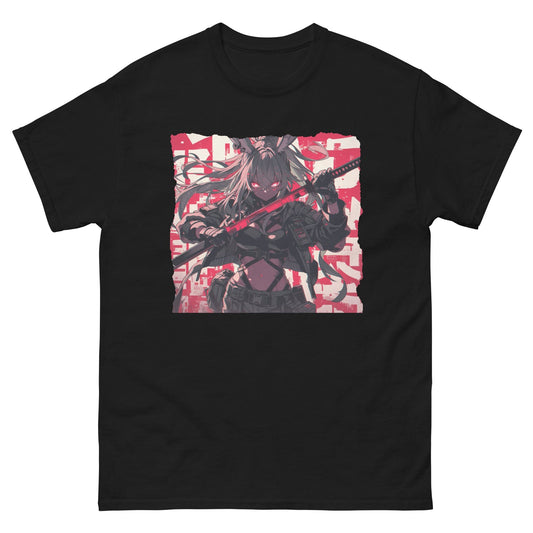 Anime Bunny Girl Cyberpunk Warrior T-Shirt