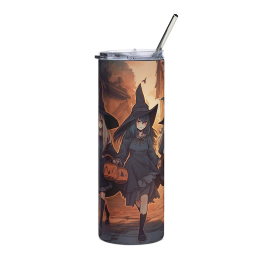 Anime Witches on Halloween Stainless Steel 20oz Tumbler