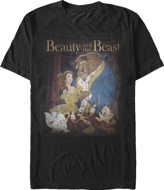 Beauty And The Beast Poster Art T-Shirt
