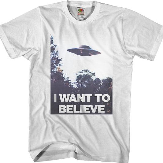 Believe Poster X-Files T-Shirt