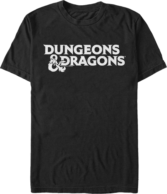 Black Logo Dungeons & Dragons T-Shirt