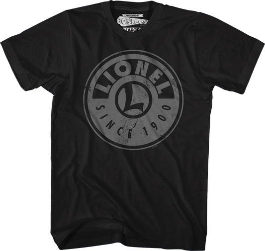 Black Logo Lionel Trains T-Shirt