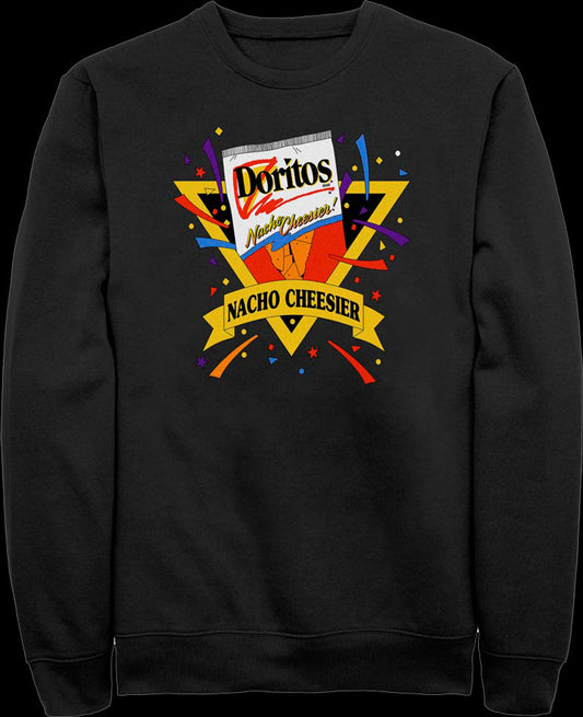 Black Nacho Cheesier Celebration Doritos Sweatshirt