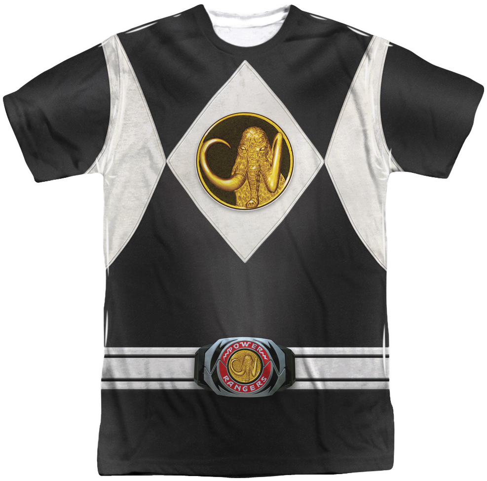 Black Ranger Sublimation Costume Shirt