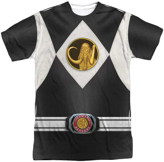 Black Ranger Sublimation Costume Shirt