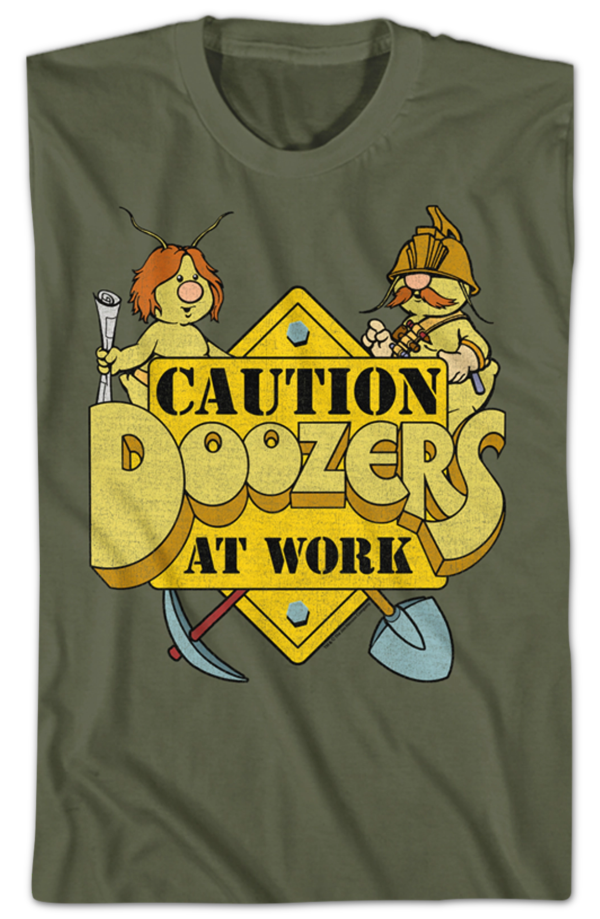 Caution Doozers At Work Fraggle Rock T-Shirt