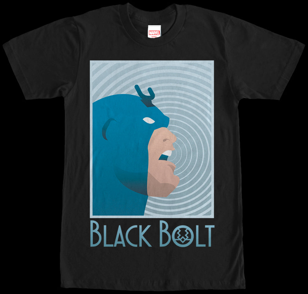 Channeling Powers Black Bolt T-Shirt