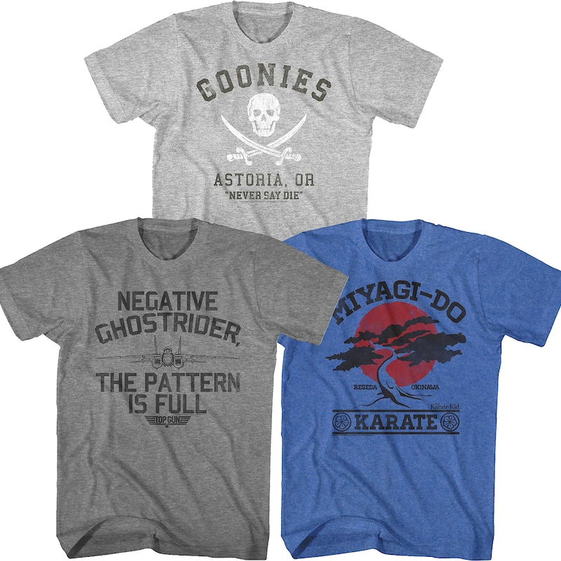 Classic 80s Movies T-Shirt Bundle
