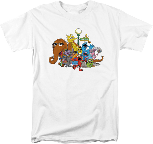 Classic Characters Group Photo Sesame Street T-Shirt