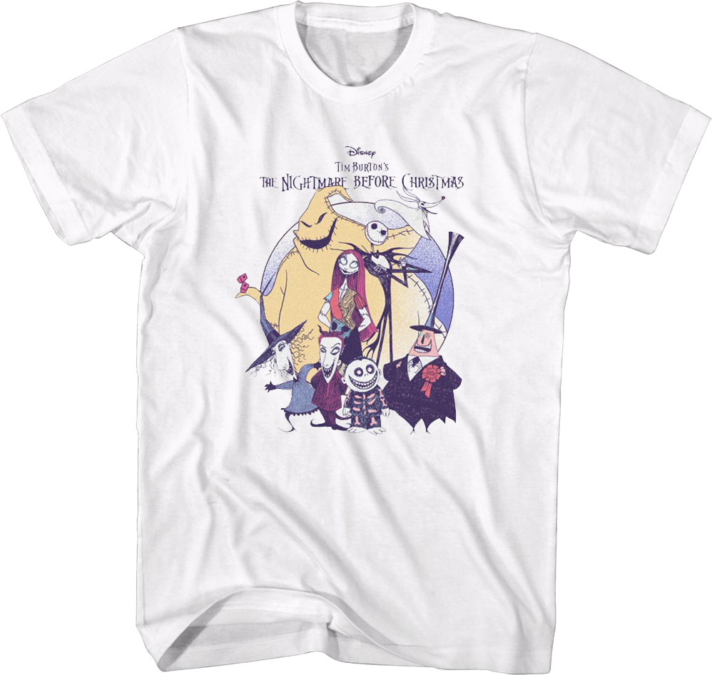 Classic Characters Nightmare Before Christmas T-Shirt